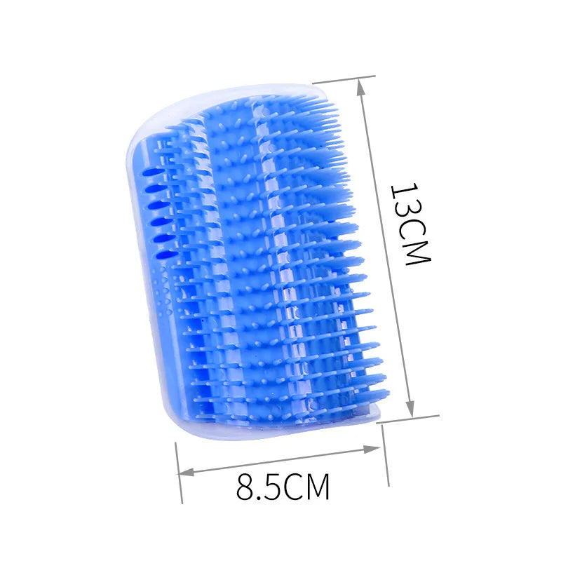 Cat Corner Grooming Brush – Self-Massage Hair Removal Scratcher