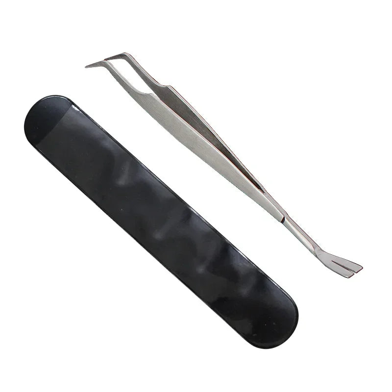 2-in-1 Tick & Flea Remover Tool for Dogs, Cats & Humans – Professional Stainless Steel Tweezers