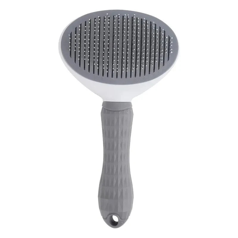 Self-Cleaning Pet Slicker Brush – Dog & Cat Grooming Comb