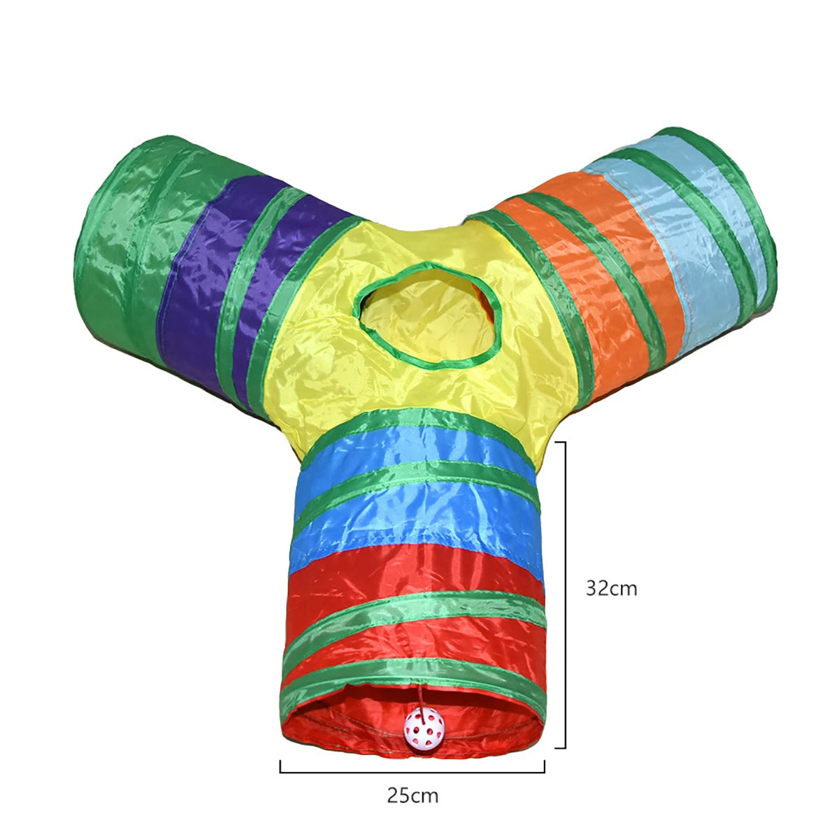 Foldable Cat Tunnel Toy – S, T & Y-Shape Crinkle Play Tunnel