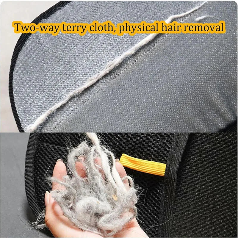 Pet Hair Removal Gloves – Reusable Double-Sided Grooming for Dogs & Cats