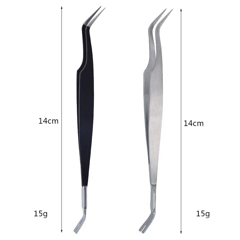 2-in-1 Tick & Flea Remover Tool for Dogs, Cats & Humans – Professional Stainless Steel Tweezers
