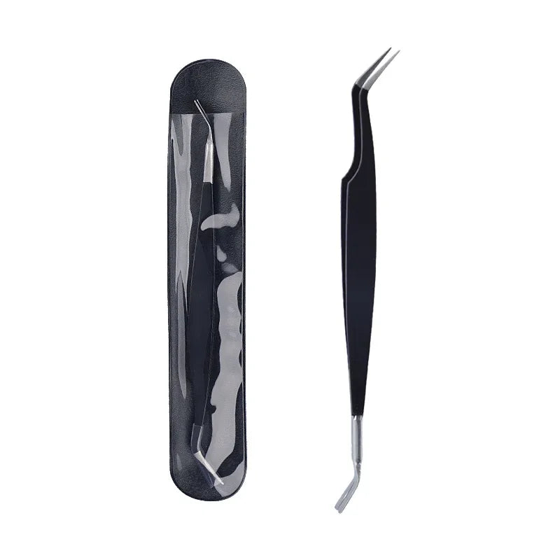 2-in-1 Tick & Flea Remover Tool for Dogs, Cats & Humans – Professional Stainless Steel Tweezers