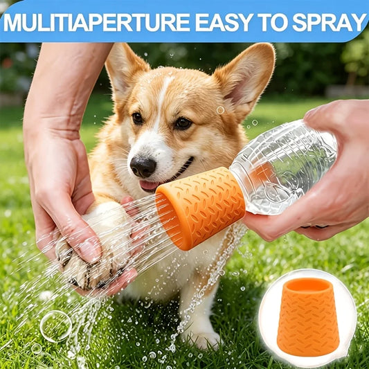 Silicone Pet Shower Head – Portable Dog Bath & Drinking Spray Nozzle