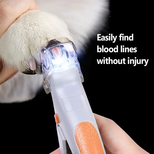 Pet Nail Clipper with LED Light – Safe & Precise Trimming