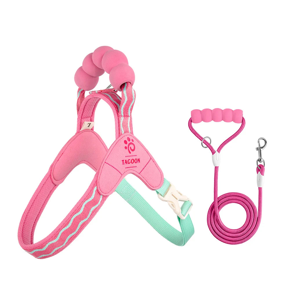 Y-Style Dog Harness & Leash Set
