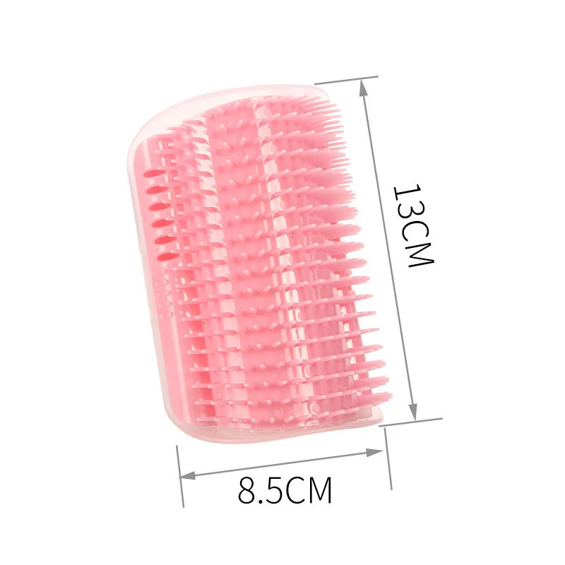 Cat Corner Grooming Brush – Self-Massage Hair Removal Scratcher