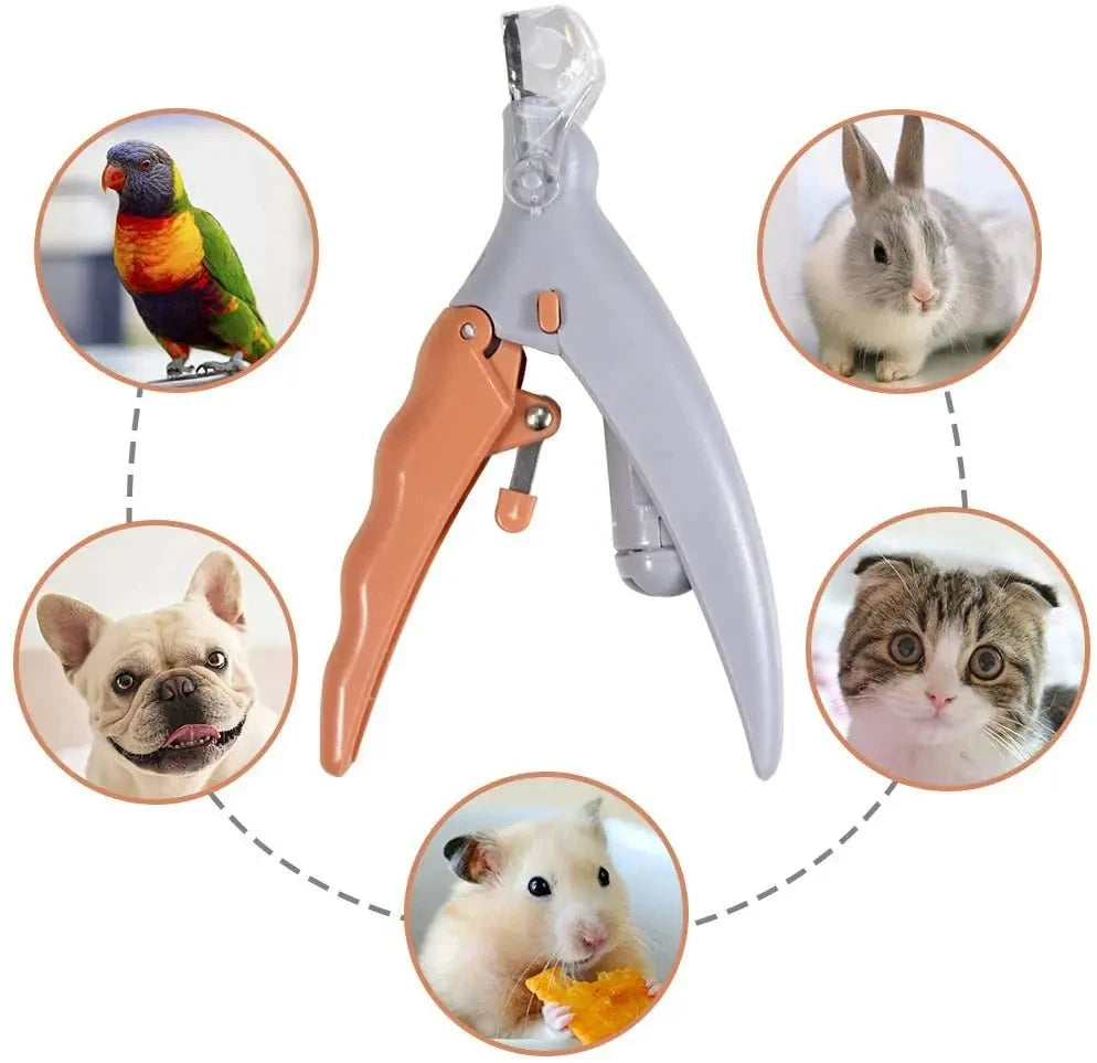 Pet Nail Clipper with LED Light – Safe & Precise Trimming