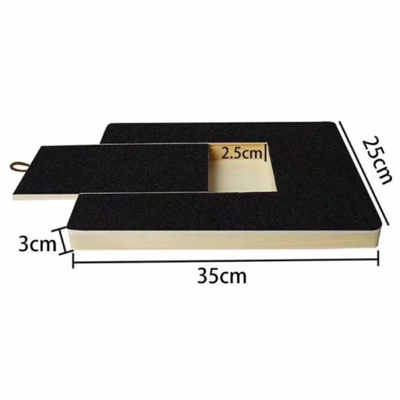 Wooden Dog Scratching Board with Treat Box & Nail Trimmer – 3-in-1 Interactive Toy