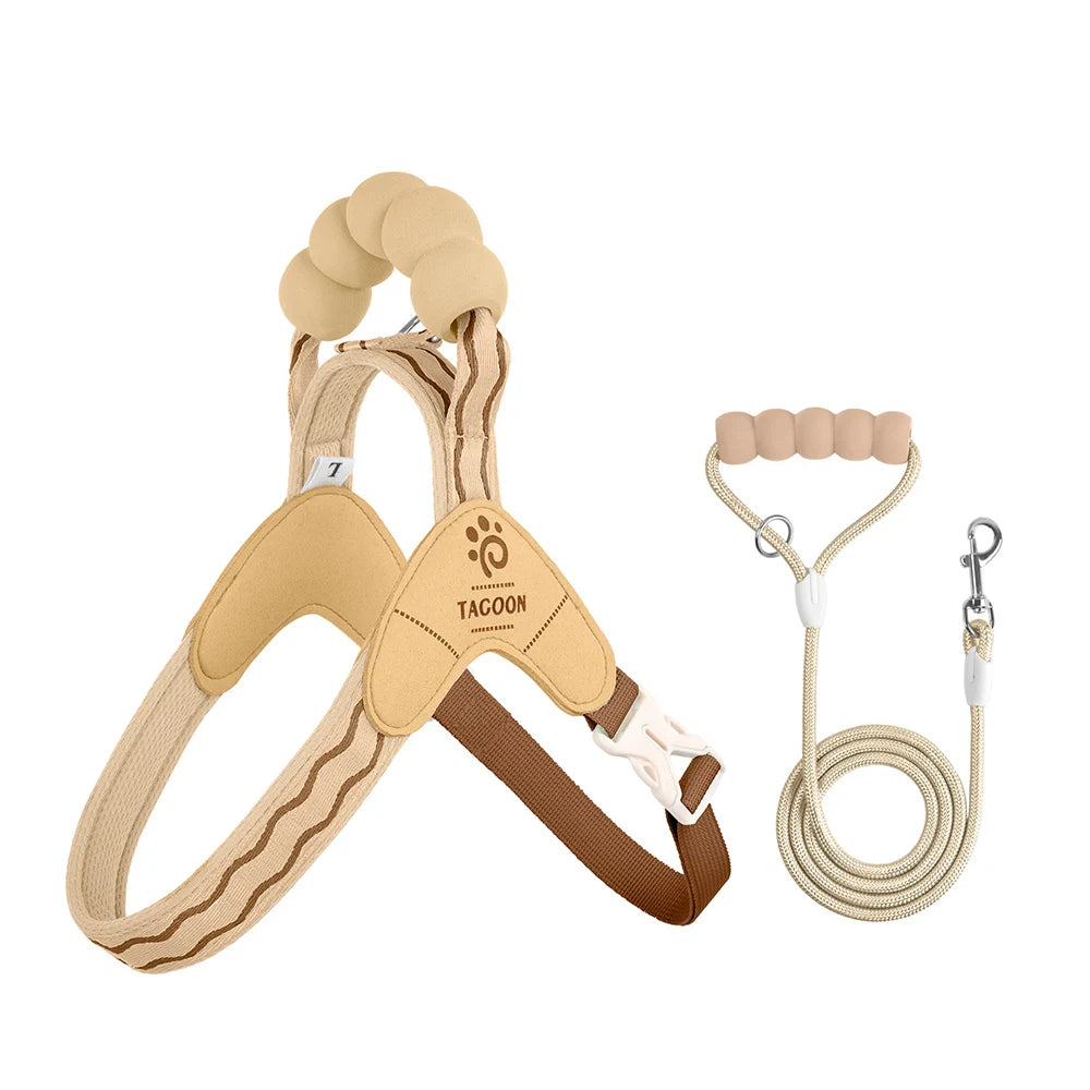 Y-Style Dog Harness & Leash Set