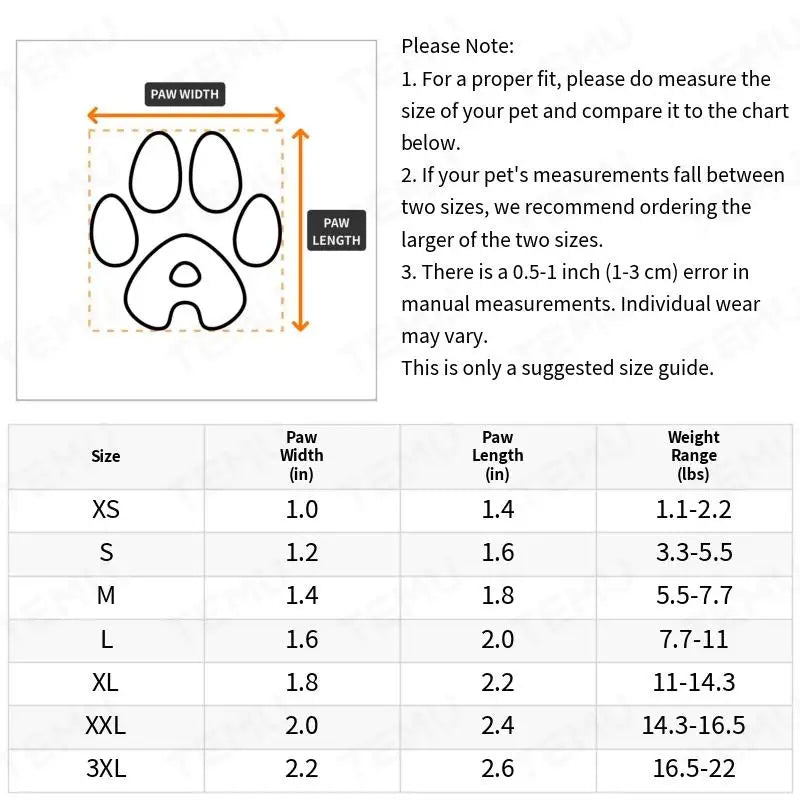 4-Pack Water-Resistant Dog Shoes for Small Dogs – Rain Boots & Paw Protectors
