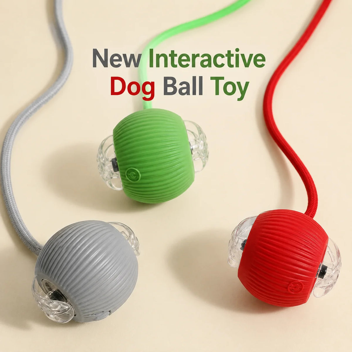 Smart Auto-Rolling Ball Toy for Dogs – USB Rechargeable 2026